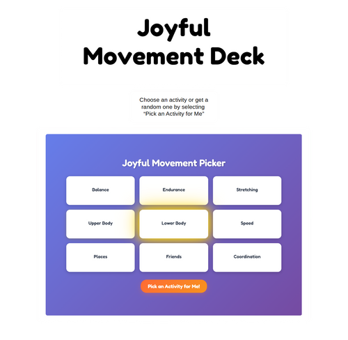 Joyful Movement Deck