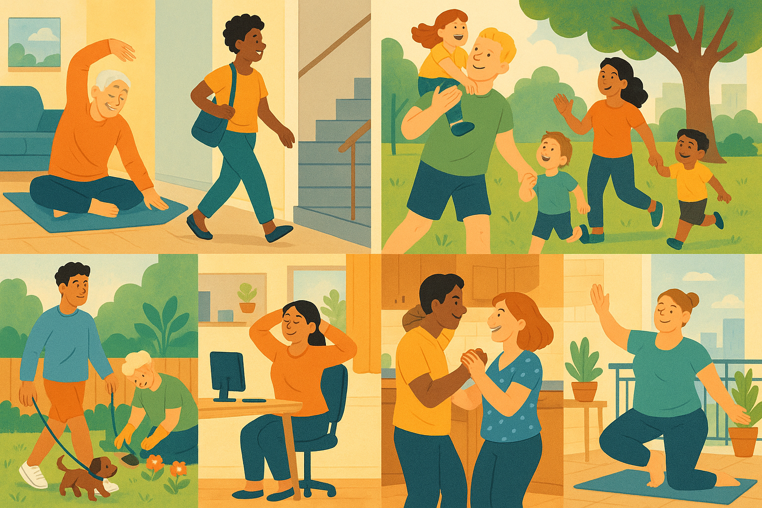 My vision is for as many people as possible to live healthy and fit lives. And that without spending hours at the gym or running a marathon every other weekend... But rather through fulfilling activities, even if they are small at first.